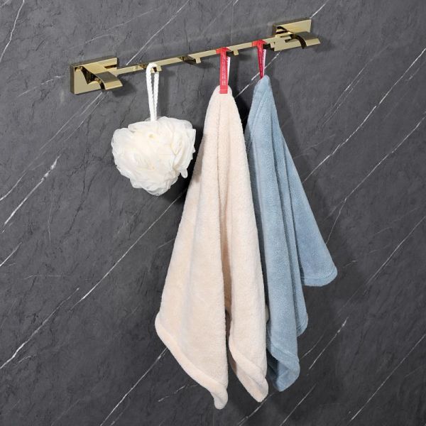 Планка с четырьмя крючками Gappo G0716-43 золото