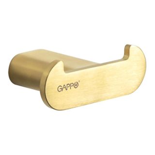 Крючок двойной Gappo G30905-23 золотой сатин Крючок двойной Gappo G30905-23 золотой сатин