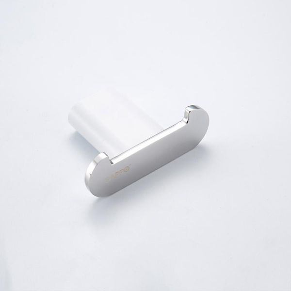 Крючок двойной Gappo G30905-28 белый/хром