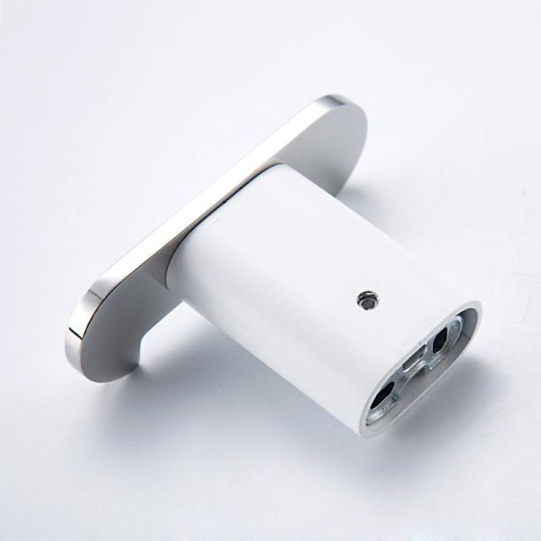 Крючок двойной Gappo G30905-28 белый/хром