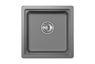 Мойка кухонная Granula Kitchen Space 4501U, АЛЮМИНИУМ Мойка кухонная Granula Kitchen Space 4501U, АЛЮМИНИУМ
