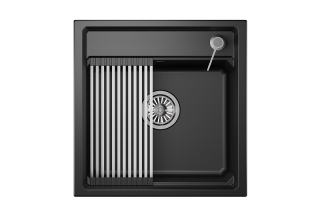 Мойка кухонная Granula Kitchen Space 5002, ШВАРЦ Мойка кухонная Granula Kitchen Space 5002, ШВАРЦ