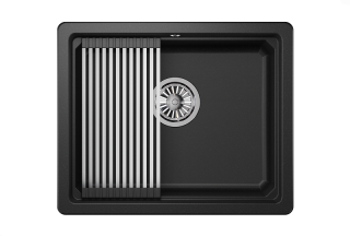 Мойка кухонная Granula Kitchen Space 5501U, ЧЁРНЫЙ Мойка кухонная Granula Kitchen Space 5501U, ЧЁРНЫЙ