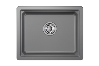 Мойка кухонная Granula Kitchen Space 5501U, АЛЮМИНИУМ Мойка кухонная Granula Kitchen Space 5501U, АЛЮМИНИУМ