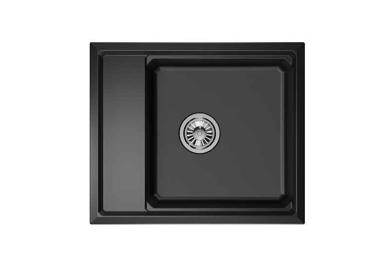 Мойка кухонная Granula Kitchen Space 6004, ШВАРЦ