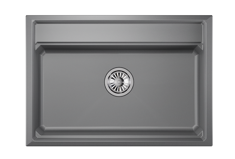 Мойка кухонная Granula Kitchen Space 7301, АЛЮМИНИУМ