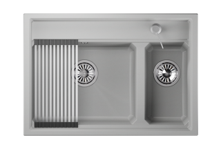 Мойка кухонная Granula Kitchen Space 7302, АРКТИК Мойка кухонная Granula Kitchen Space 7302, АРКТИК