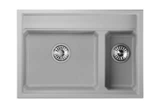 Мойка кухонная Granula Kitchen Space 7302, АРКТИК Мойка кухонная Granula Kitchen Space 7302, АРКТИК