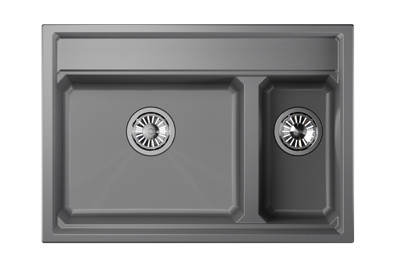 Мойка кухонная Granula Kitchen Space 7302, АЛЮМИНИУМ Мойка кухонная Granula Kitchen Space 7302, АЛЮМИНИУМ