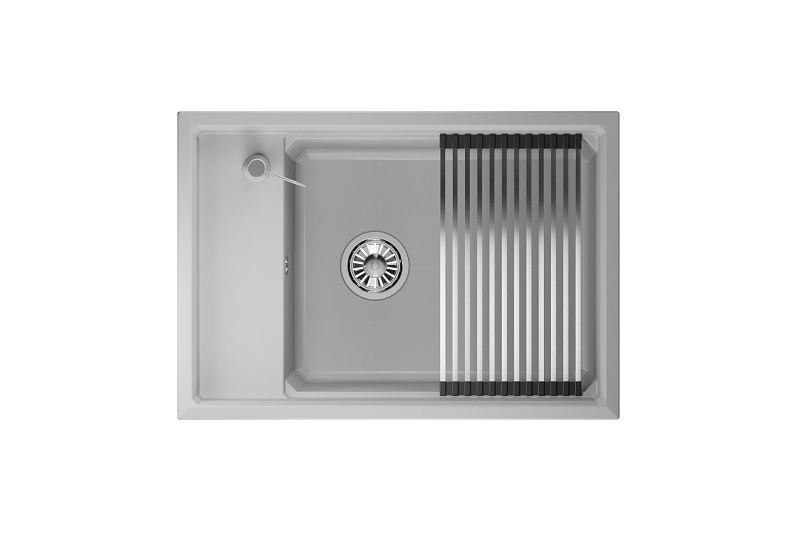 Мойка кухонная Granula Kitchen Space 7305, АРКТИК