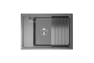 Мойка кухонная Granula Kitchen Space 7305, АЛЮМИНИУМ Мойка кухонная Granula Kitchen Space 7305, АЛЮМИНИУМ