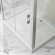 Душевая кабина Niagara Standart ST100/80/15Q 100x80 см профиль белый стекло прозрачное