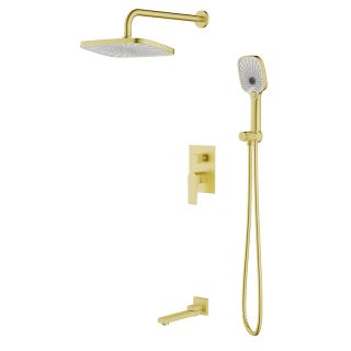 Душевой комплект Azario Arida AZ-K7354MG золото матовое