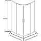 Душевое ограждение Good Door Cube R-100-C-CH КУ00003 100*100 профиль хром стекло прозрачное