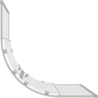 Душевое ограждение Good Door Cube R-80-C-CH КУ00001 80*80 профиль хром стекло прозрачное