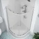 Душевое ограждение Good Door Cube R-100-C-CH КУ00003 100*100 профиль хром стекло прозрачное