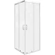 Душевое ограждение Good Door Cube CR-90-C-CH КУ00005 90*90 профиль хром стекло прозрачное