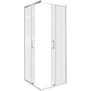 Душевое ограждение Good Door Cube CR-100-C-CH КУ00006 100*100 профиль хром стекло прозрачное