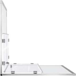 Душевое ограждение Good Door Cube CR-100-C-CH КУ00006 100*100 профиль хром стекло прозрачное