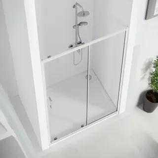 Душевое ограждение Good Door Cube WTW-140-C-CH КУ00014 140 профиль хром стекло прозрачное
