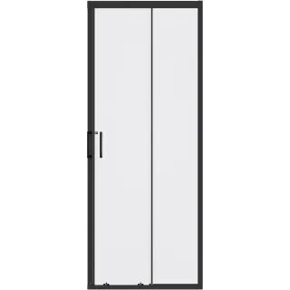 Душевое ограждение Good Door Cube CR-100-C-B КУ00021 100*100 профиль черный матовый стекло прозрачное