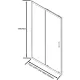 Душевое ограждение Good Door Cube WTW-120-C-B КУ00027 120 профиль черный матовый стекло прозрачное