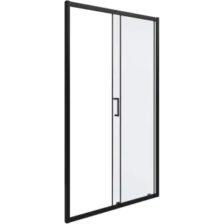 Душевое ограждение Good Door Cube WTW-120-C-B КУ00027 120 профиль черный матовый стекло прозрачное