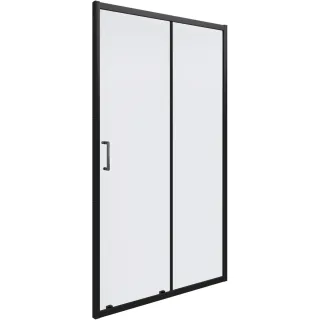 Душевое ограждение Good Door Cube WTW-120-C-B КУ00027 120 профиль черный матовый стекло прозрачное