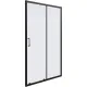 Душевое ограждение Good Door Cube WTW-130-C-B КУ00028 130 профиль черный матовый стекло прозрачное