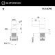 Смеситель для раковины Whitecross Y Y1214CPB брашированная медь