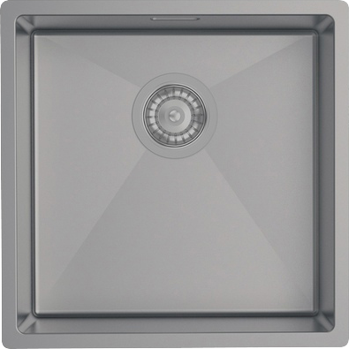 Кухонная мойка Iddis Edifice графит 440x440