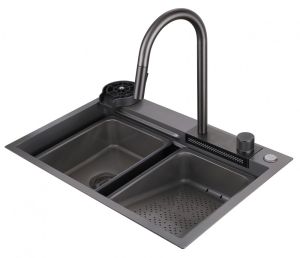 Кухонная мойка ABBER Wasser Kreis AF2194NG никель