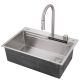 Кухонная мойка ABBER Wasser Kreis AF2194SP сатин