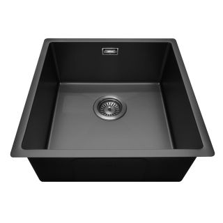 Кухонная мойка ABBER Wasser Kreis AF2195MB чёрный матовый