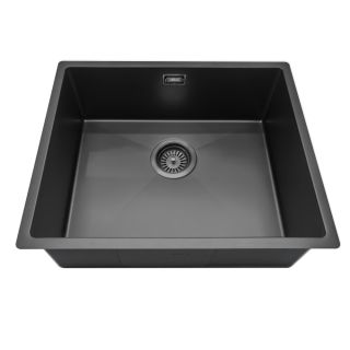 Кухонная мойка ABBER Wasser Kreis AF2196MB чёрный матовый