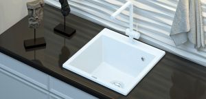 Мойка кухонная Point Арбель PN3001W 51 см  белый