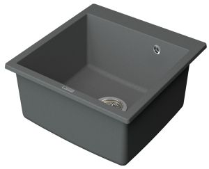 Мойка кухонная Point Арбель PN3001AL 51 см серый
