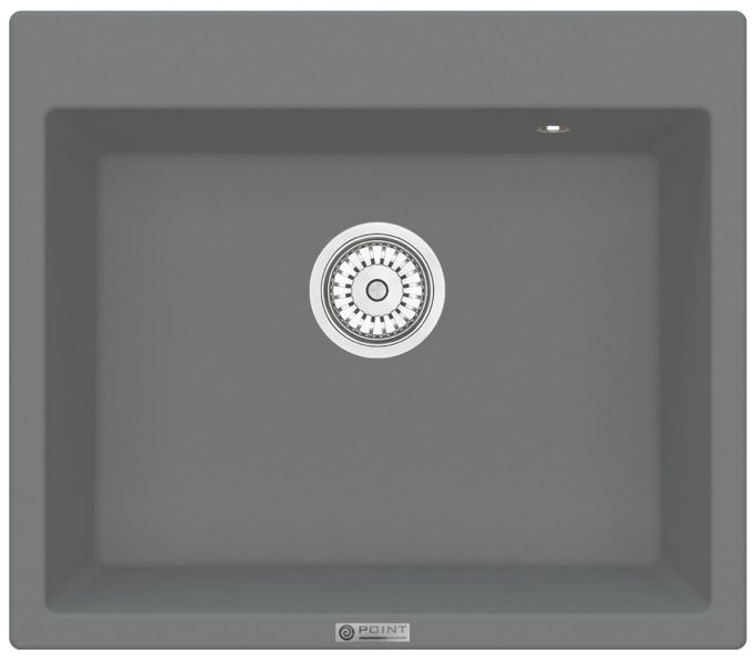 Мойка кухонная Point Бинга PN3003AL 60 см серый