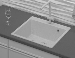 Мойка кухонная Point Бинга PN3003W 60 см белый