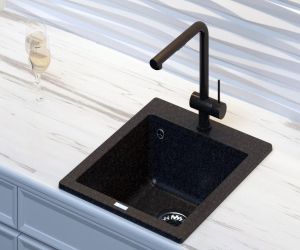 Мойка кухонная Point Динара PN3004B 42 см черный