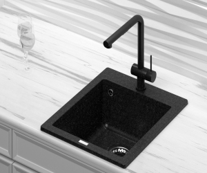 Мойка кухонная Point Динара PN3004W 42 см белый