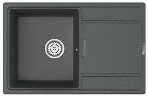 Мойка кухонная Point Лаура PN3005GR 78 см графит