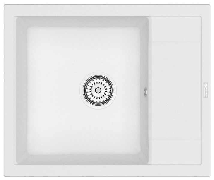 Мойка кухонная Point Римо PN3010W 60 см белый
