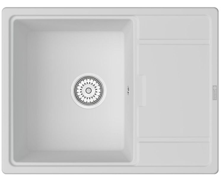 Мойка кухонная Point Стил PN3009W 65 см белый