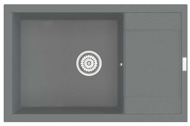 Мойка кухонная Point Велета PN3002AL 78 см серый