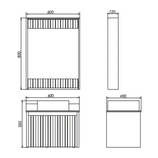 Зеркало Comforty Марсель 00-00001278 60 см белый Зеркало Comforty Марсель 00-00001278 60 см белый