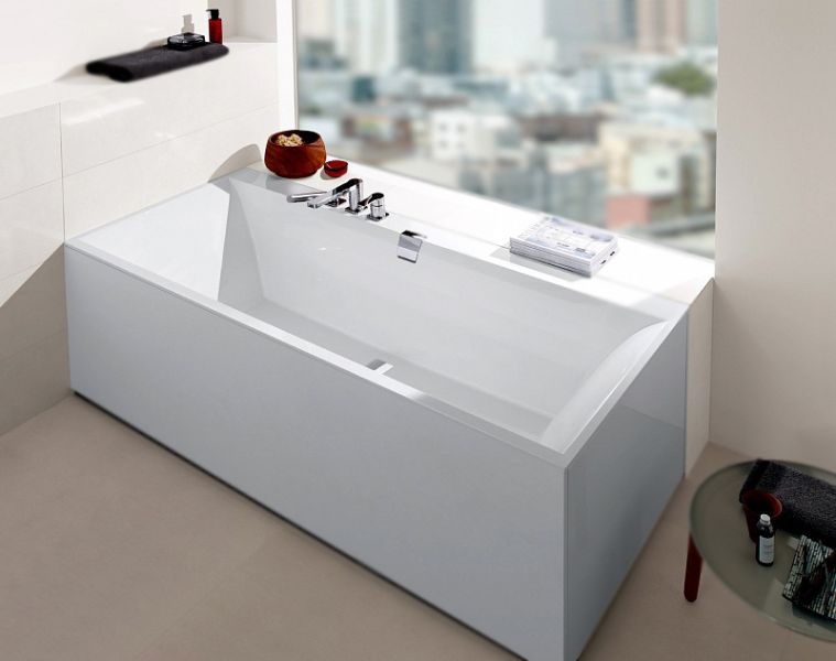 Квариловая ванна Villeroy Boch Squaro Edge 180x80 UBQ180SQE2DV-01