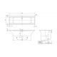 Квариловая ванна Villeroy Boch Squaro Edge 180x80 UBQ180SQE2DV-01