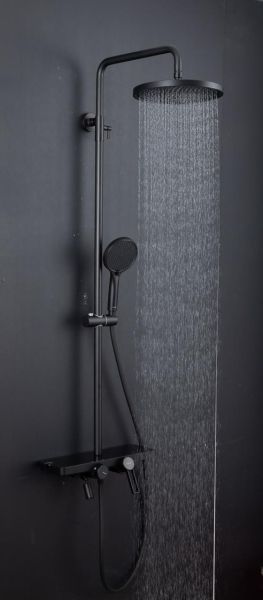 Душевая стойка Gappo G2496-26 чёрный Душевая стойка Gappo G2496-26 чёрный