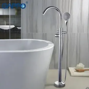 Напольный смеситель для ванны Gappo G3098 хром